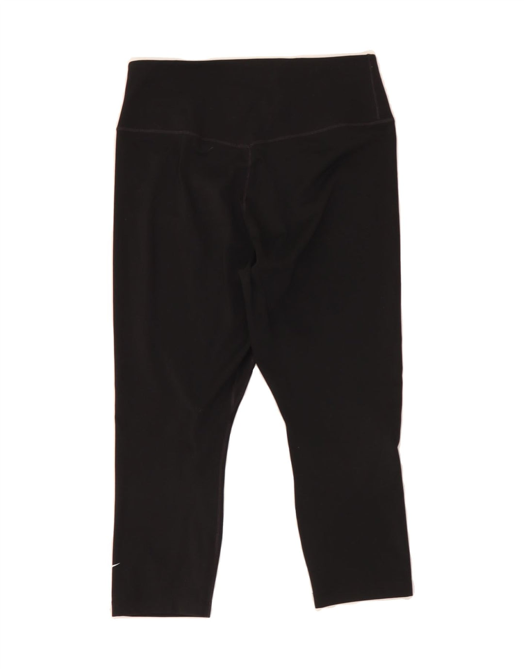 NIKE Womens Capri Leggings UK 12 Medium  Black Polyester Vintage Nike and Second-Hand Nike from Messina Hembry 