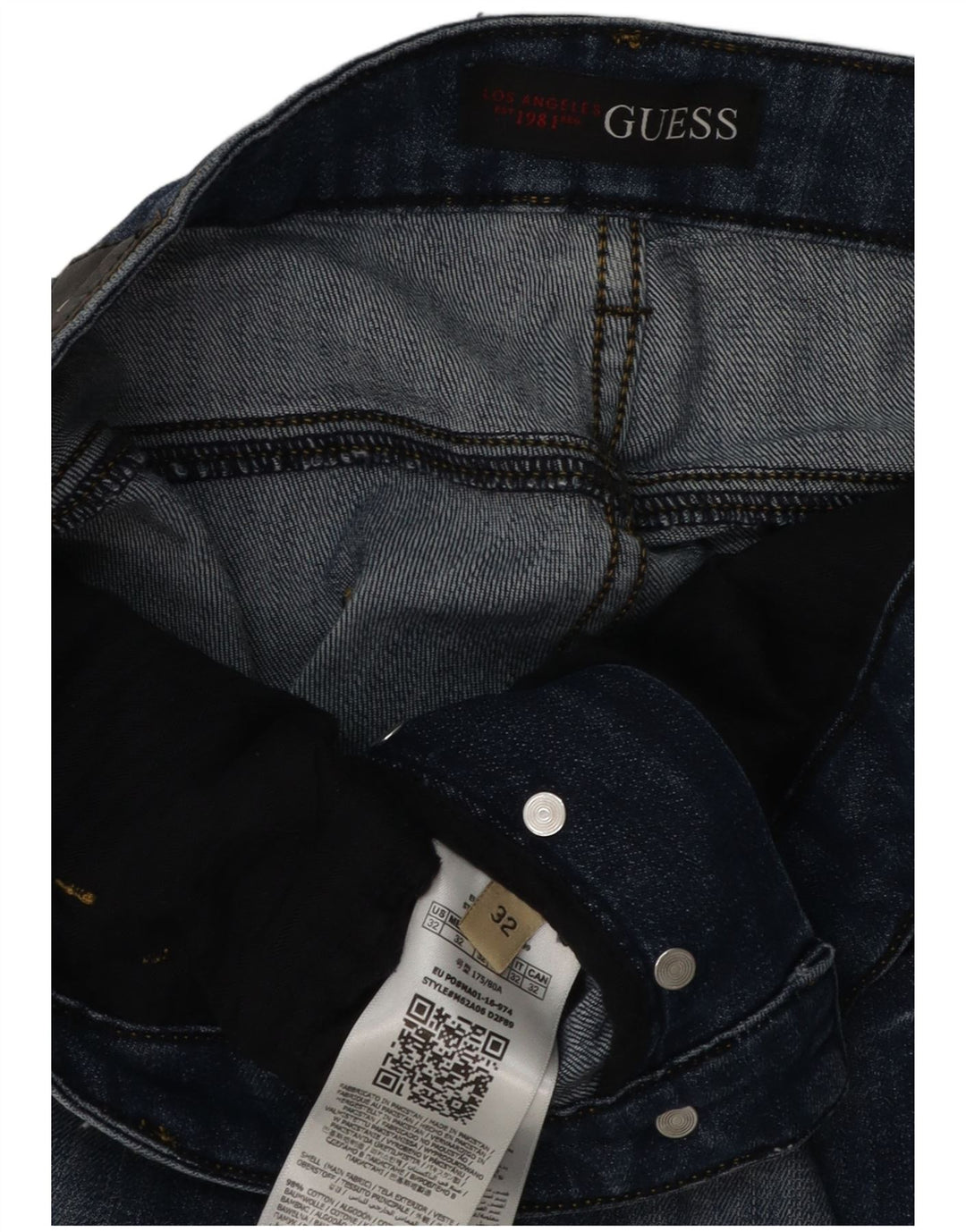 Guess Ανδρικό Slim Jeans W32 L32 Blue Cotton