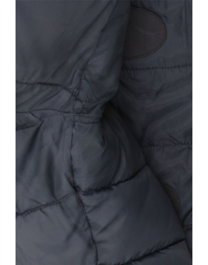 Superdry γυναικείο μπουφάν με κουκούλα UK 14 Large Navy Blue Polyester