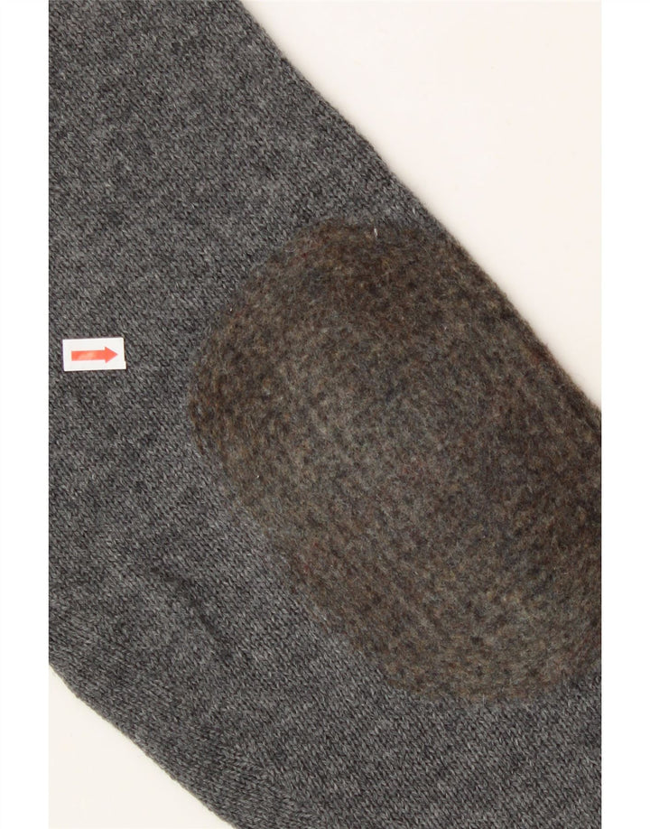 ETRO Mens Zip Neck Jumper Sweater XL Grey Wool Vintage Etro and Second-Hand Etro from Messina Hembry 
