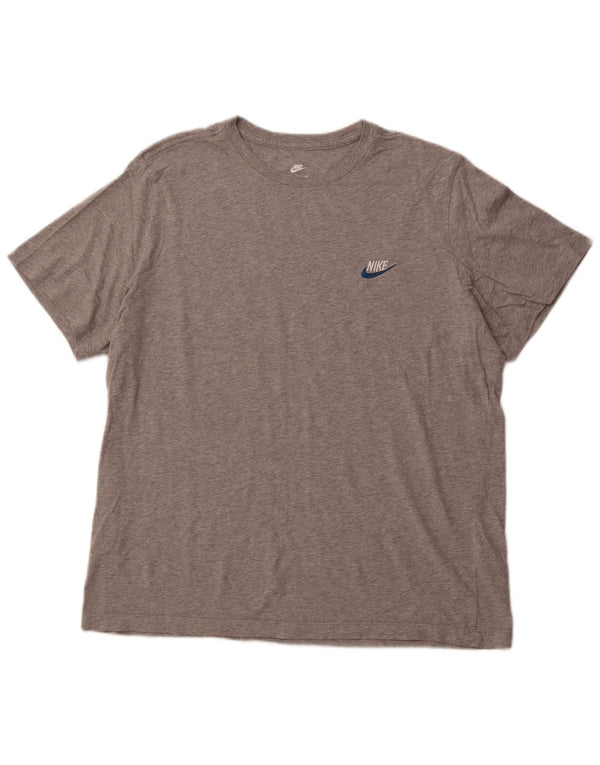 Ανδρικό T-Shirt NIKE Top XL Γκρι βαμβακερό