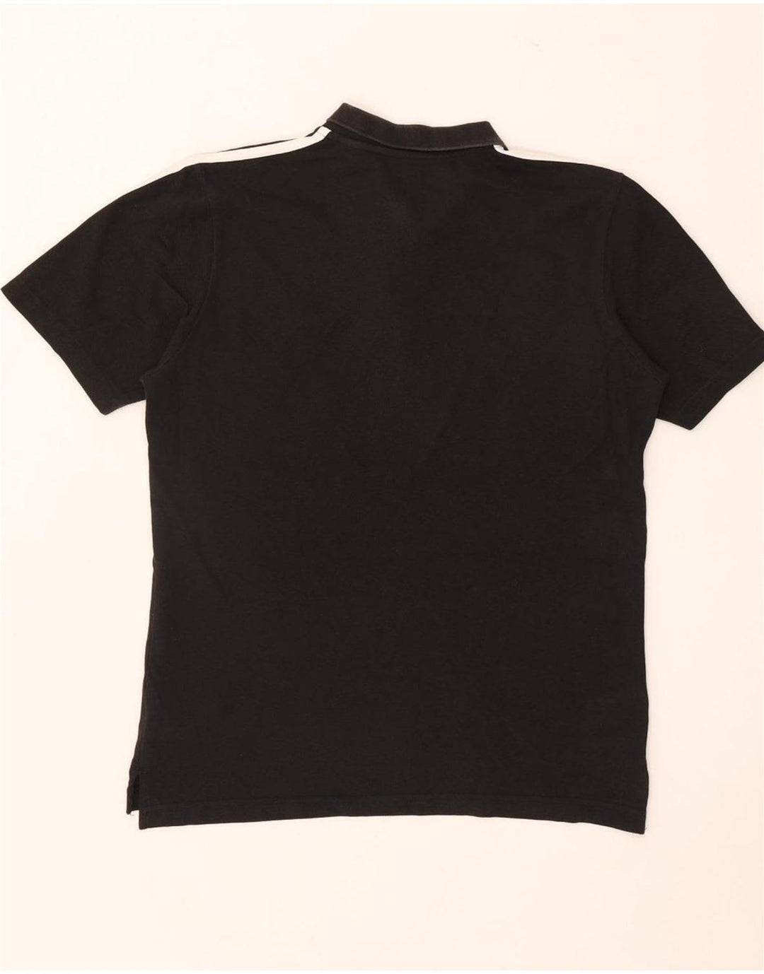 Ανδρικό μπλουζάκι Adidas Polo Μικρό μαύρο βαμβακερό