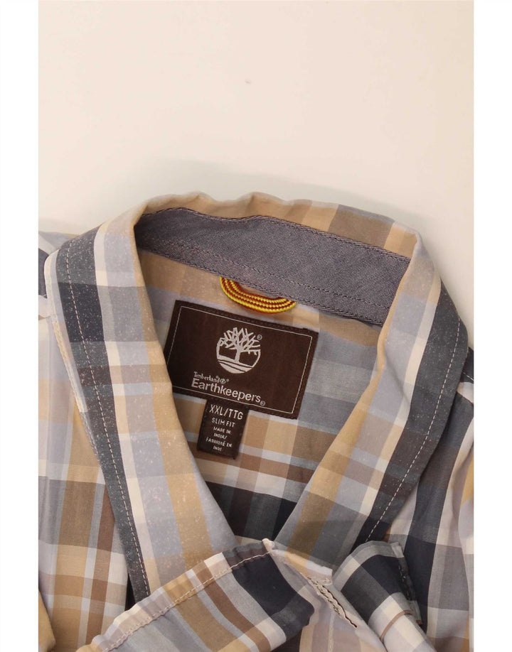 Ανδρικό κοντομάνικο πουκάμισο Timberland Earthkeepers 2XL Πολύχρωμο καρό