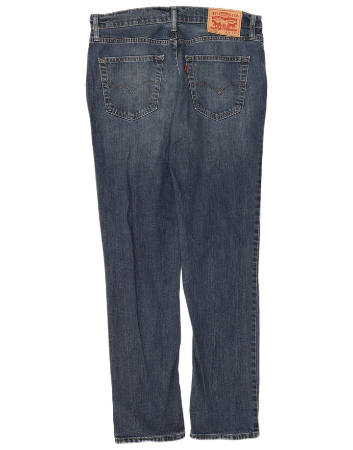 Levi's Mens 511 Slim Jeans W34 L32 Blue Cotton