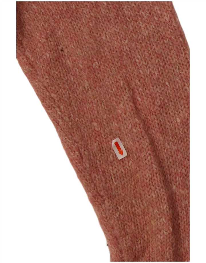 L.L.Bean Γυναικείο πουλόβερ ζακέτα UK 16 μεγάλο ροζ ακρυλικό