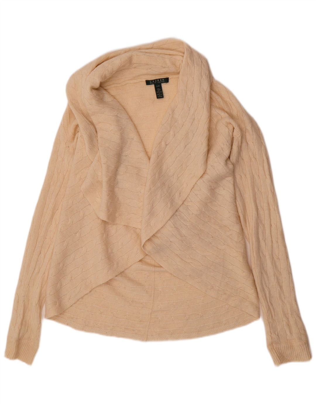 Ralph Lauren Γυναικείο ανοιχτό πουλόβερ UK 10 Small Beige