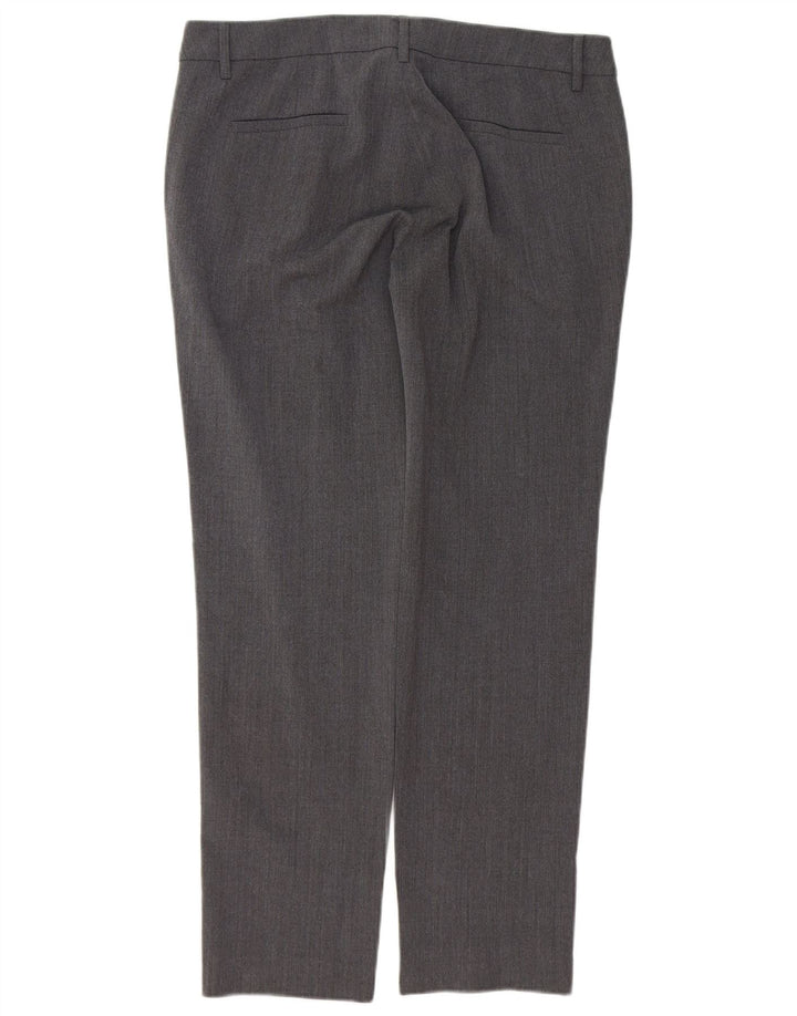 MARELLA Womens Slim Suit Trousers UK 14 Large W34 L29 Grey Polyester