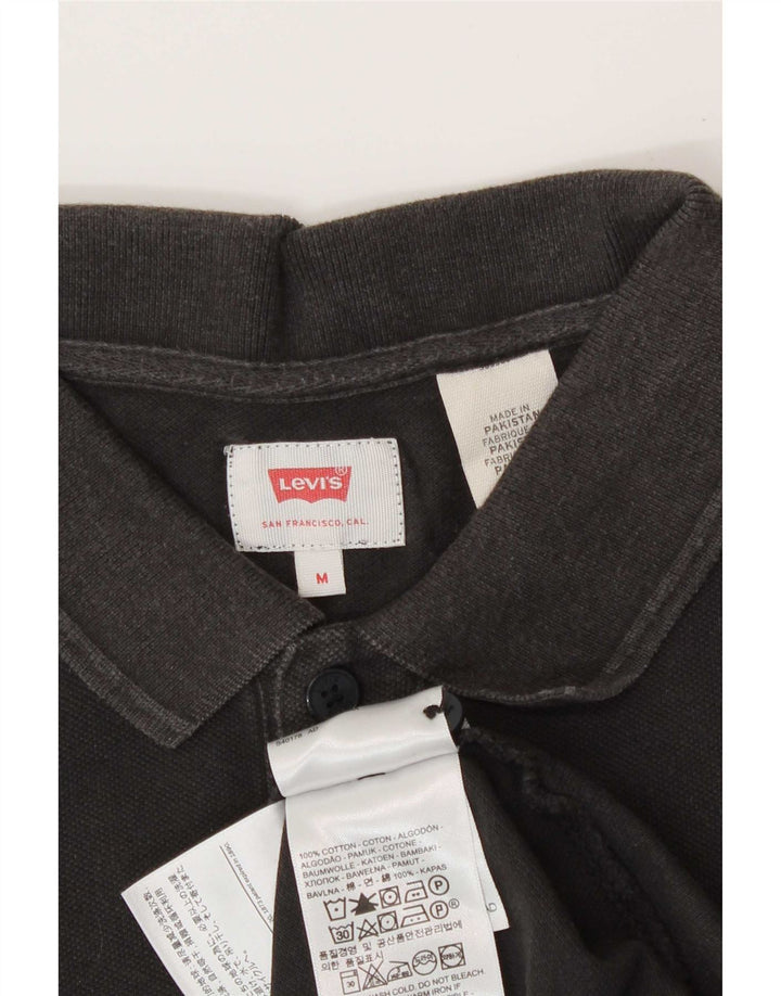 Ανδρικό πουκάμισο πόλο Levi's Μεσαίο γκρι βαμβακερό