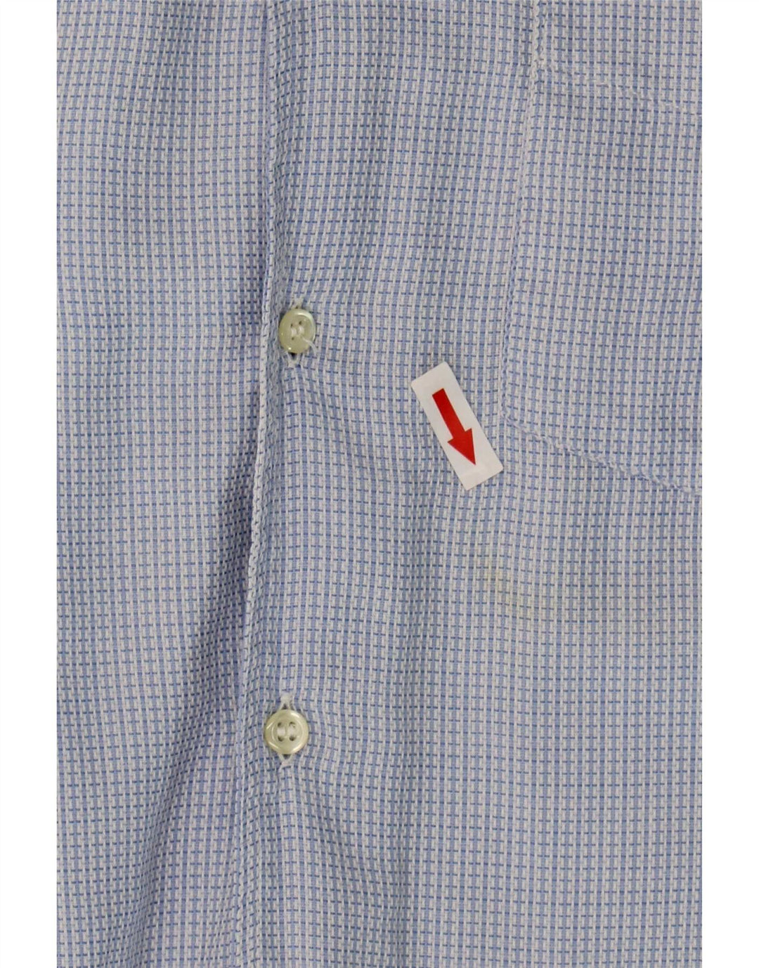 Ανδρικό φανελένιο πουκάμισο Henry Cottons Μέγεθος 16 Large Blue Check Cotton