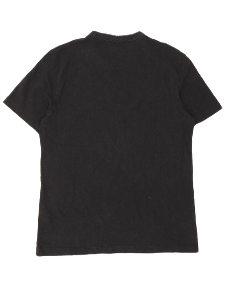 Ανδρικό T-Shirt Cos Top μεγάλο μαύρο βαμβακερό