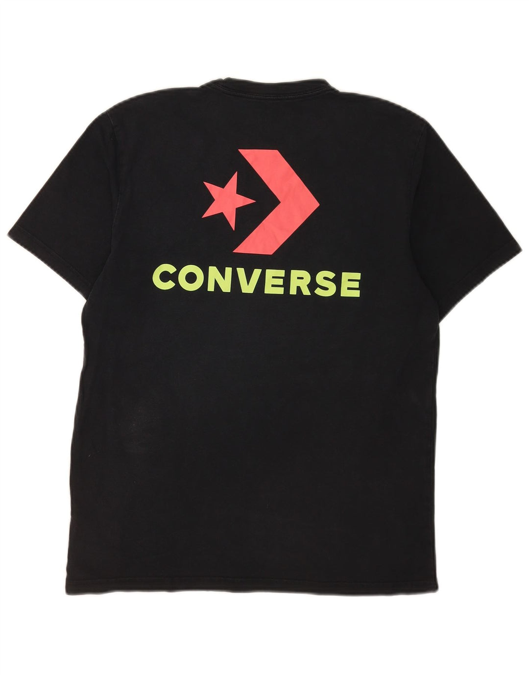 Ανδρικό γραφικό μπλουζάκι Converse Top Μικρό μαύρο βαμβακερό