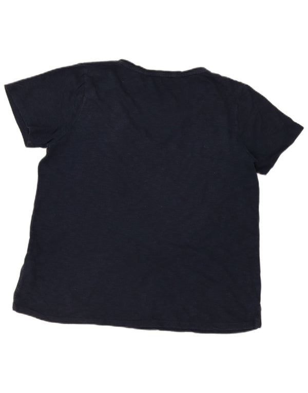 Fat Face Γυναικείο Hoodie Jumper UK 16 Large Navy Blue από βαμβάκι