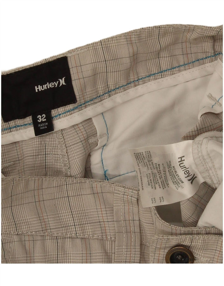 Ανδρικό σορτς φορτίου Hurley W32, μεσαίου γκρι, από πολυεστέρας