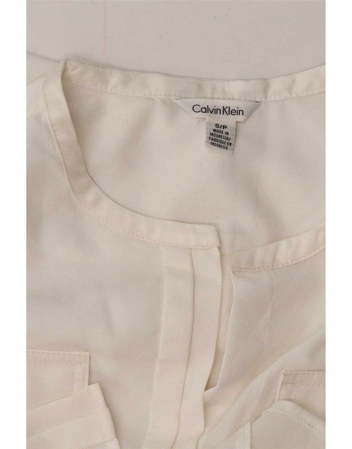 Γυναικείο στρατιωτικό πουκάμισο Calvin Klein UK 10 Small White