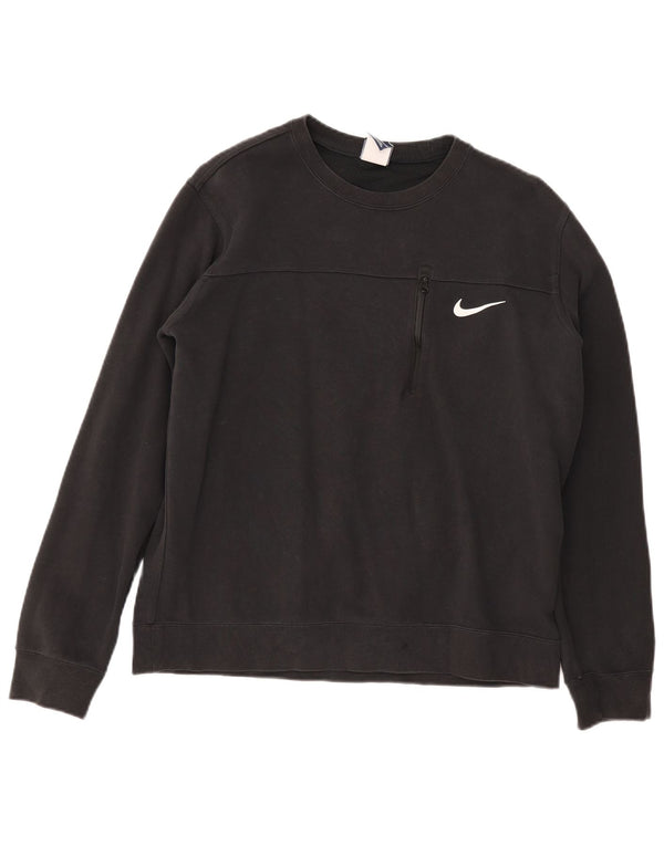 Γυναικεία φούτερ Nike Jumper UK 14 Large Black Cotton Sports