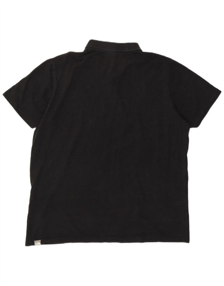 Ανδρικό πουκάμισο πόλο North Face 2XL μαύρο βαμβακερό