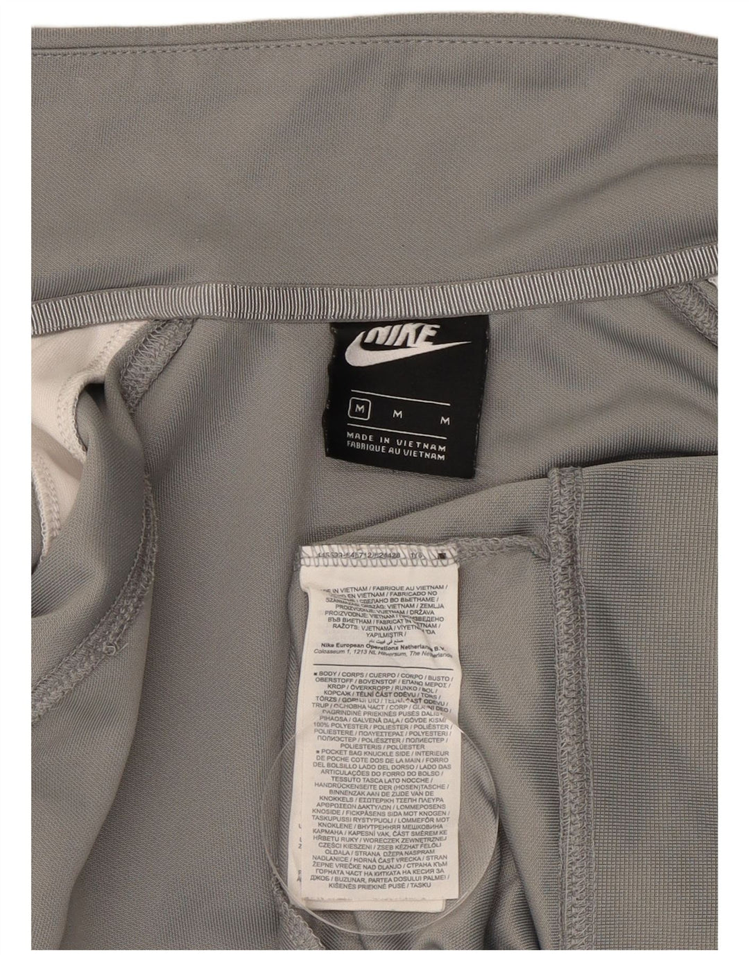 Ανδρική φόρμα φόρμας Nike Swoosh Graphic Μπουφάν με μεσαίο γκρι χρώμα