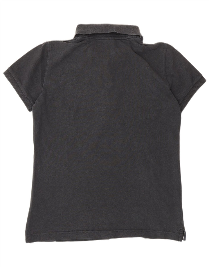 Γυναικείο μπλουζάκι πόλο MARINA YACHTING UK 14 μεγάλο μαύρο βαμβακερό