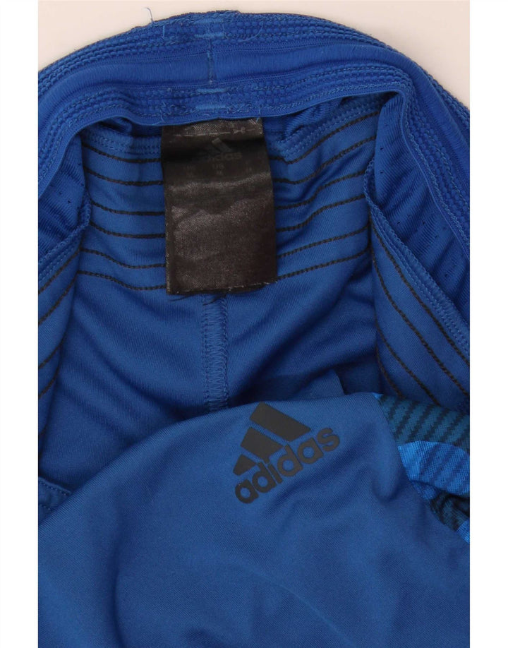 Ανδρικό αθλητικό σορτς Adidas Climacool με μεσαίο μπλε καμουφλάζ πολυεστέρας