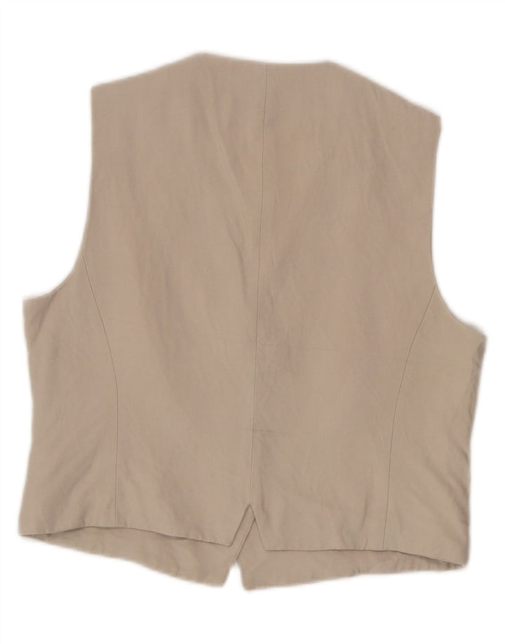 Zara Γυναικείο Γιλέκο UK 14 Large Beige