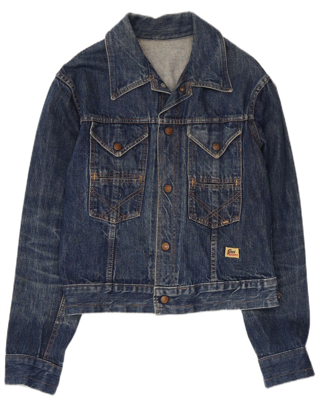 Roy Rogers Γυναικείο Τζιν Μπουφάν UK 14 Medium Blue