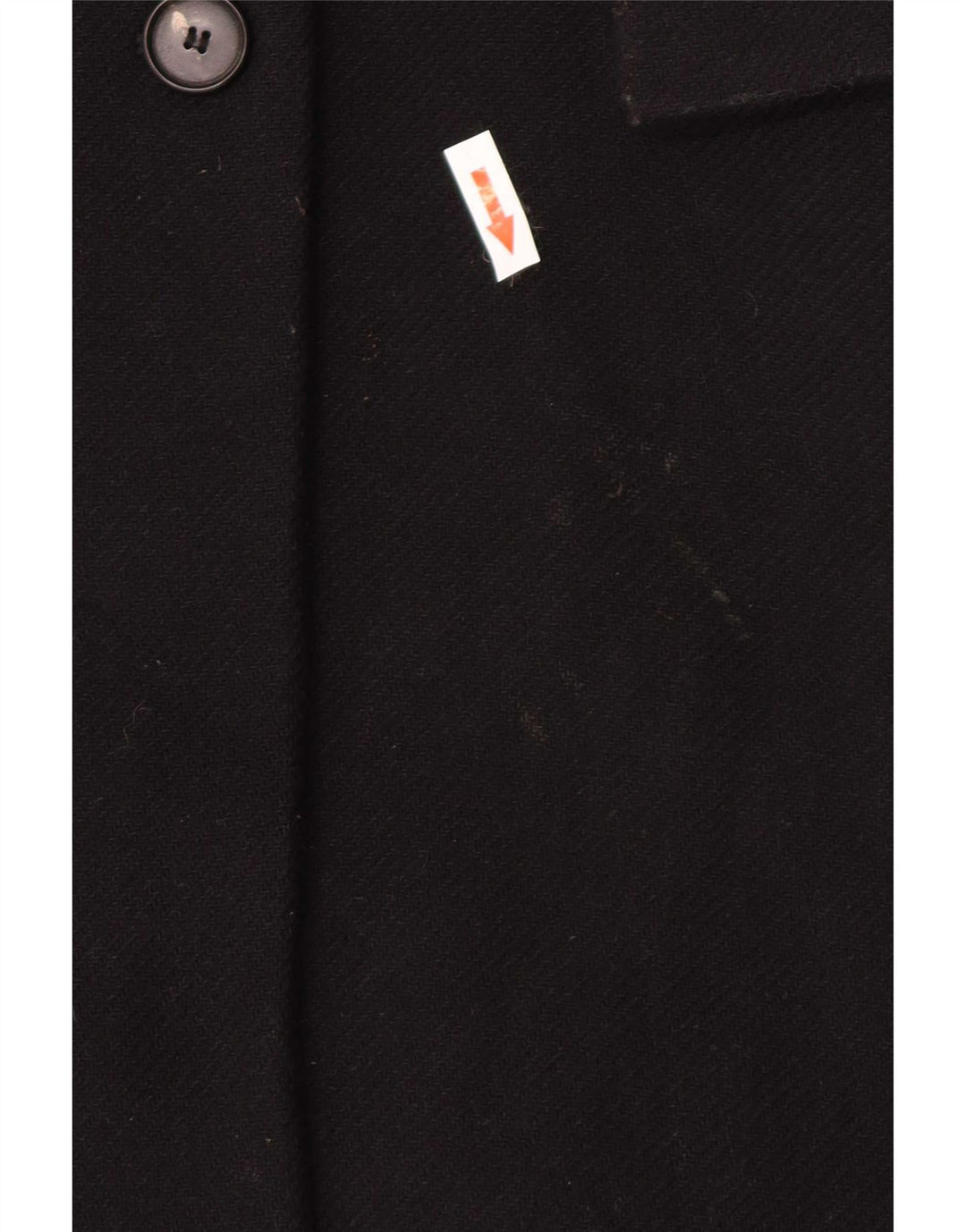 Zara Γυναικείο Παλτό με διπλό στήθος UK 14 Medium Black Wool
