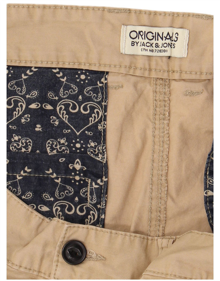 Ανδρικό σορτς Chino JACK & JONES W34 Μεγάλο Μπεζ