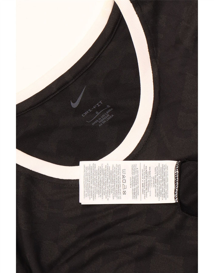 Ανδρικό T-shirt Nike Dri Fit Top Large Μαύρο Πολυεστέρας παραλλαγής