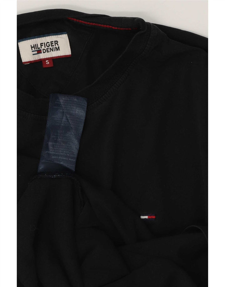 Ανδρικό T-Shirt Tommy Hilfiger Top Μικρό μαύρο βαμβακερό