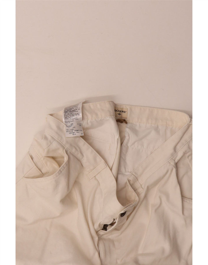 DOCKERS Ανδρικό σορτς Cargo W36 Μεγάλο σε λευκό βαμβακερό