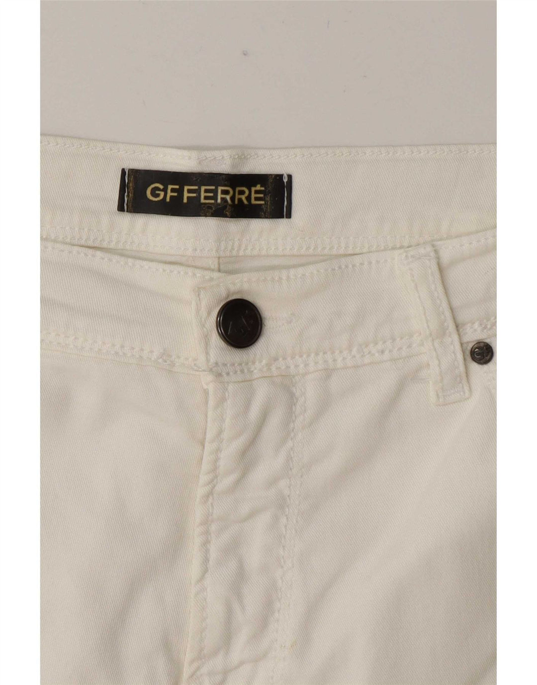 GF Ferre Γυναικείο Bootcut Jeans W34 L31 Λευκό