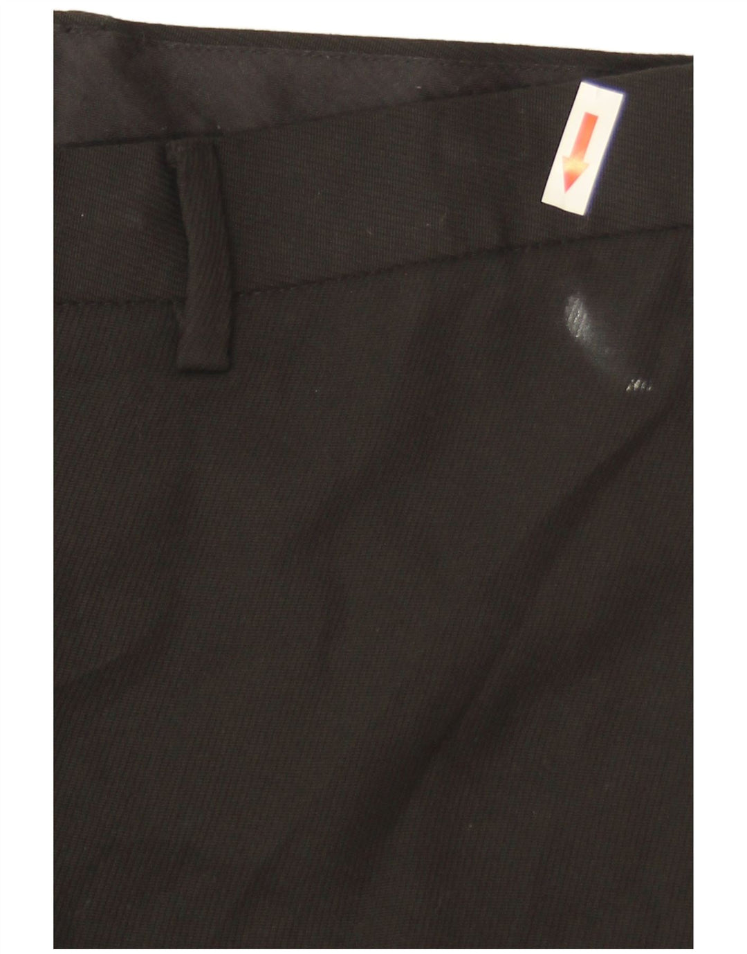 Marks & Spencer Γυναικείο ίσιο παντελόνι Chino W32 L31 Μαύρο πολυεστέρα