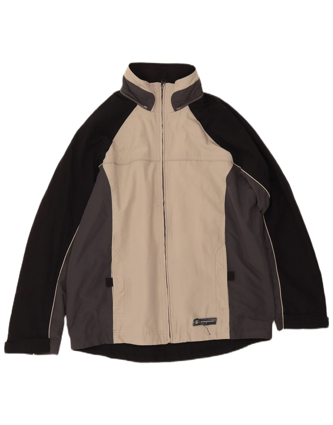 Ανδρικό τζάκετ CHAMPION UK 38 Medium Black Colorblock Πολυεστέρας