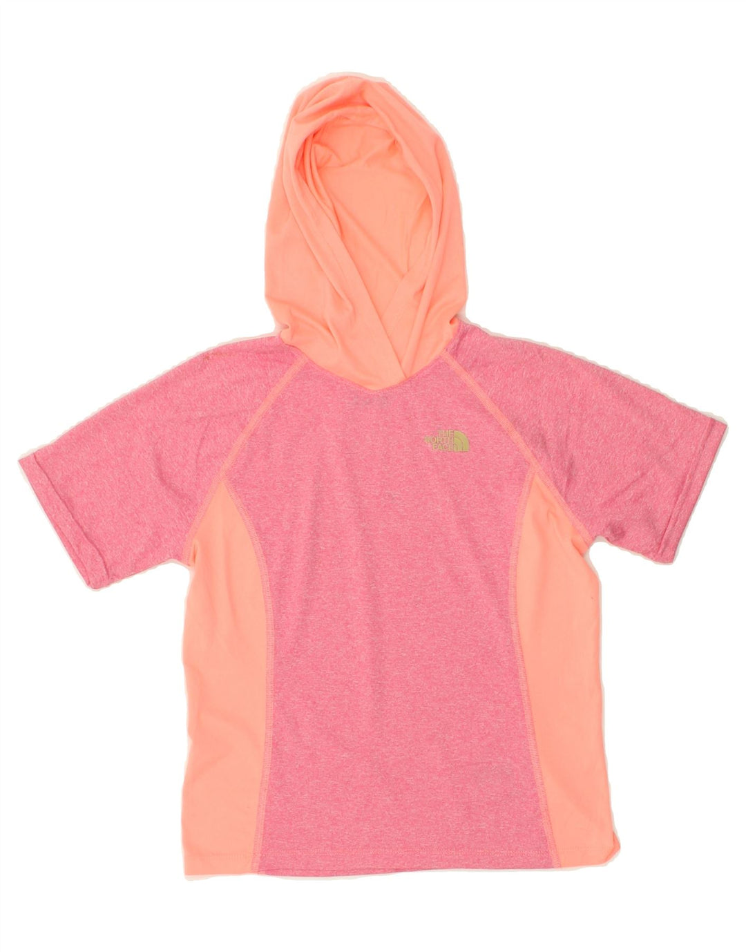 THE NORTH FACE Girls Hooded T-Shirt Top 10-11 Years Medium  Pink Vintage The North Face and Second-Hand The North Face from Messina Hembry 