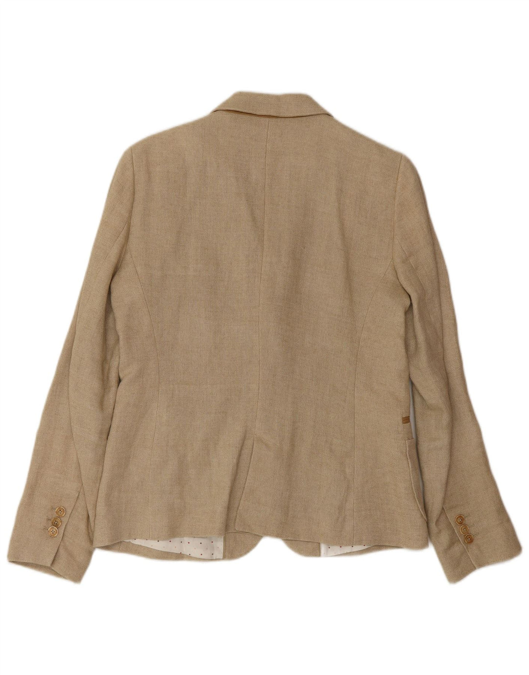 Massimo Dutti Γυναικείο μπλέιζερ με 2 κουμπιά μπουφάν EU 42 Μεγάλο Μπεζ