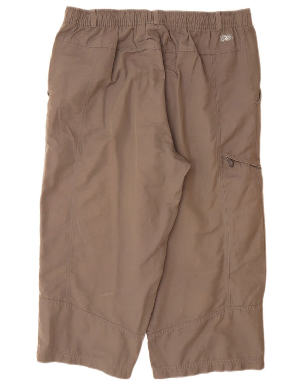 Ανδρικό ίσιο παντελόνι ADIDAS Cargo Capri μεγάλο W34 L20 Γκρι βαμβακερό