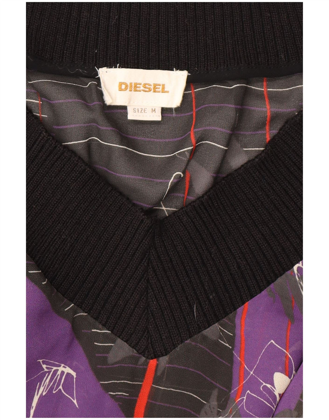 Diesel γυναικείο φόρεμα See Through Drop Waist UK 14 Medium πολύχρωμο