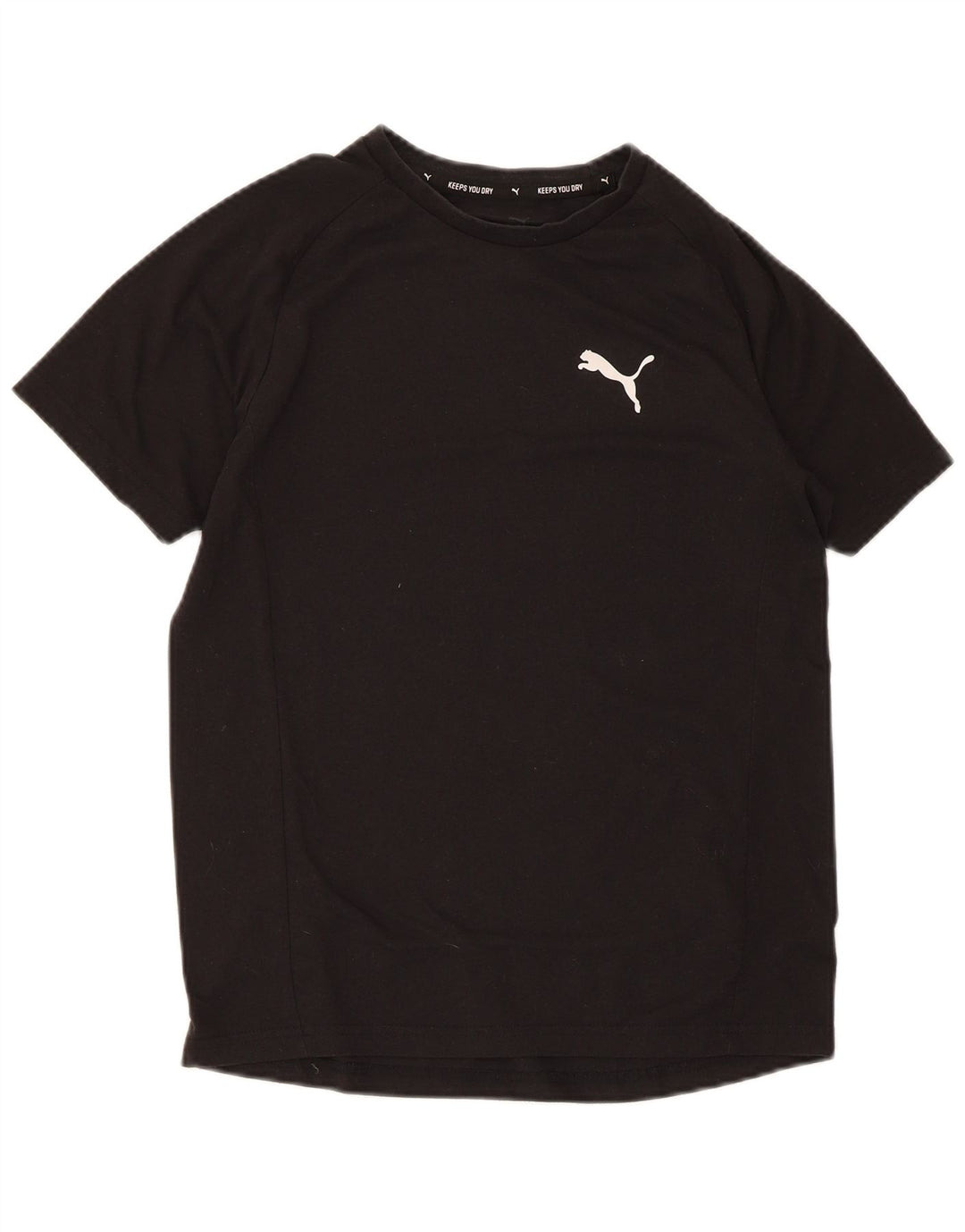 Puma Boys T-Shirt Top 13-14 Years Black Polyester