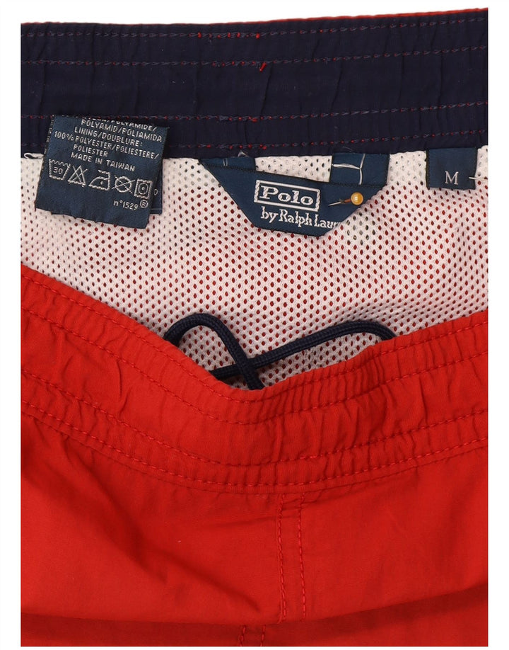 Ανδρικό σορτς κολύμβησης Polo Ralph Lauren, μεσαίο κόκκινο πολυεστέρα
