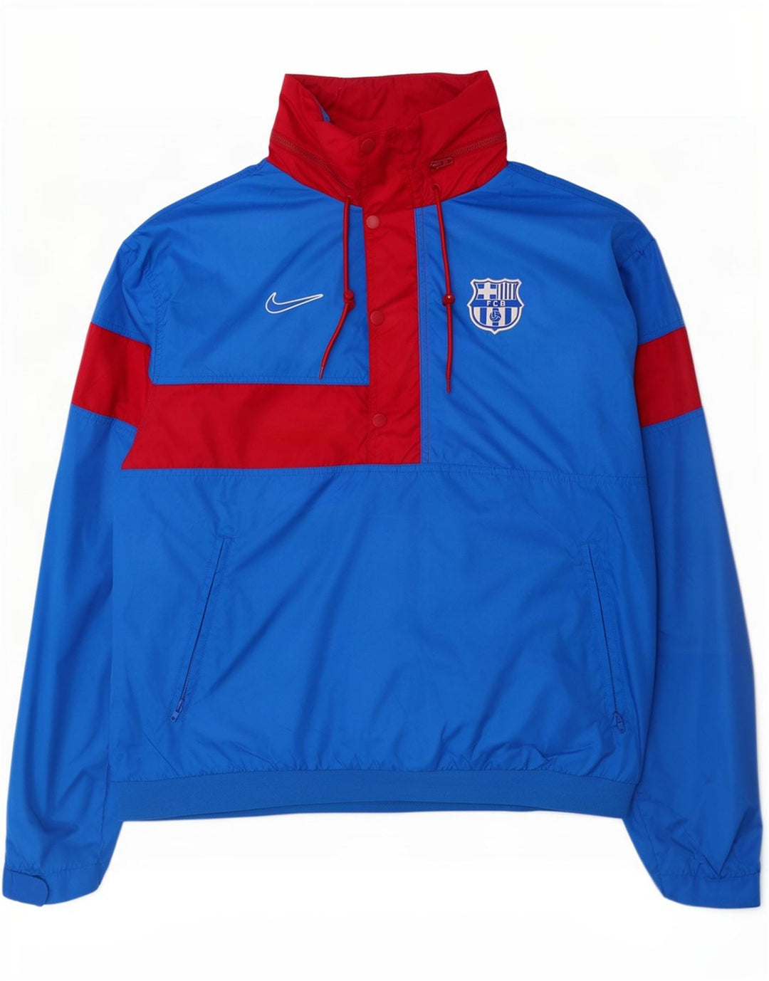 Ανδρική φόρμα γραφικών Nike Barcelona Μπουφάν μεσαίου μπλε χρώματος