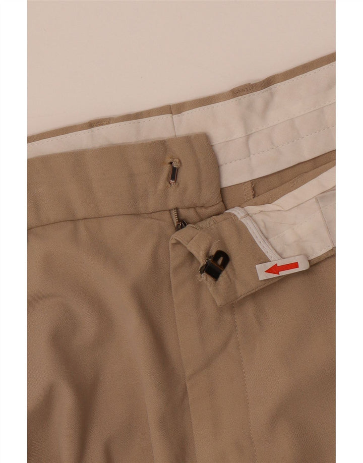 Ανδρικό Cropped Παντελόνι Marks & Spencer W38 L24 Beige Polyester