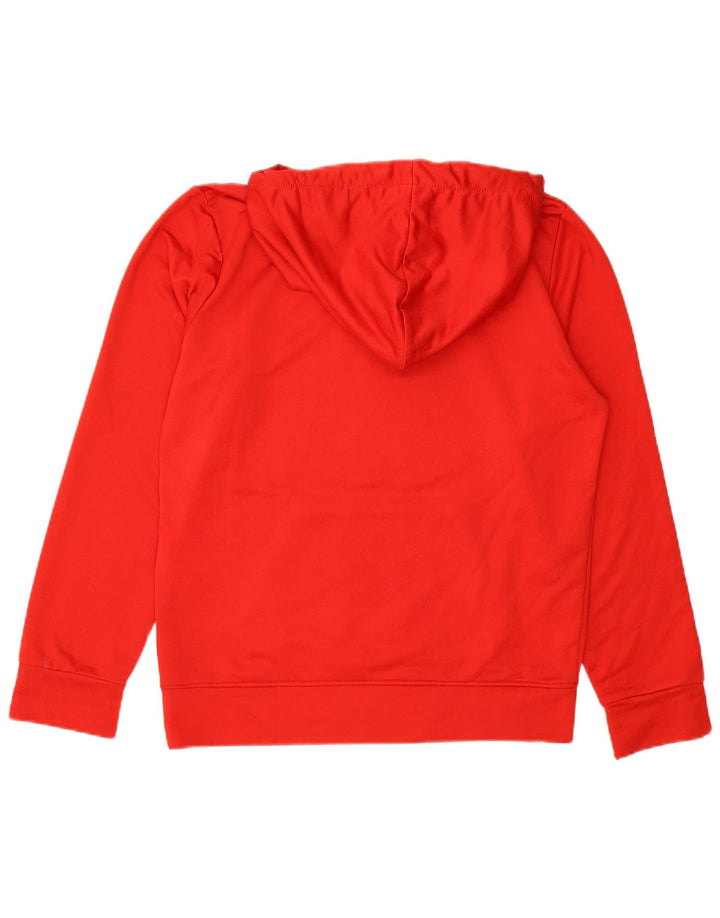 STARTER Mens Graphic Hoodie Jumper Small Red Polyester