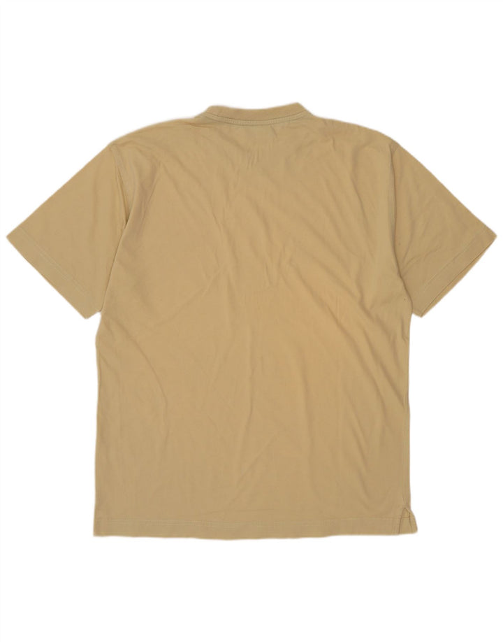 Ανδρικό T-Shirt Asics Τοπ μεσαίο κίτρινο βαμβακερό
