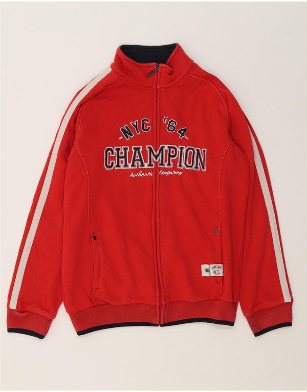 Κορυφαία φόρμα για αγόρια Champion Boys 11-12 Years Large Red Colourblock