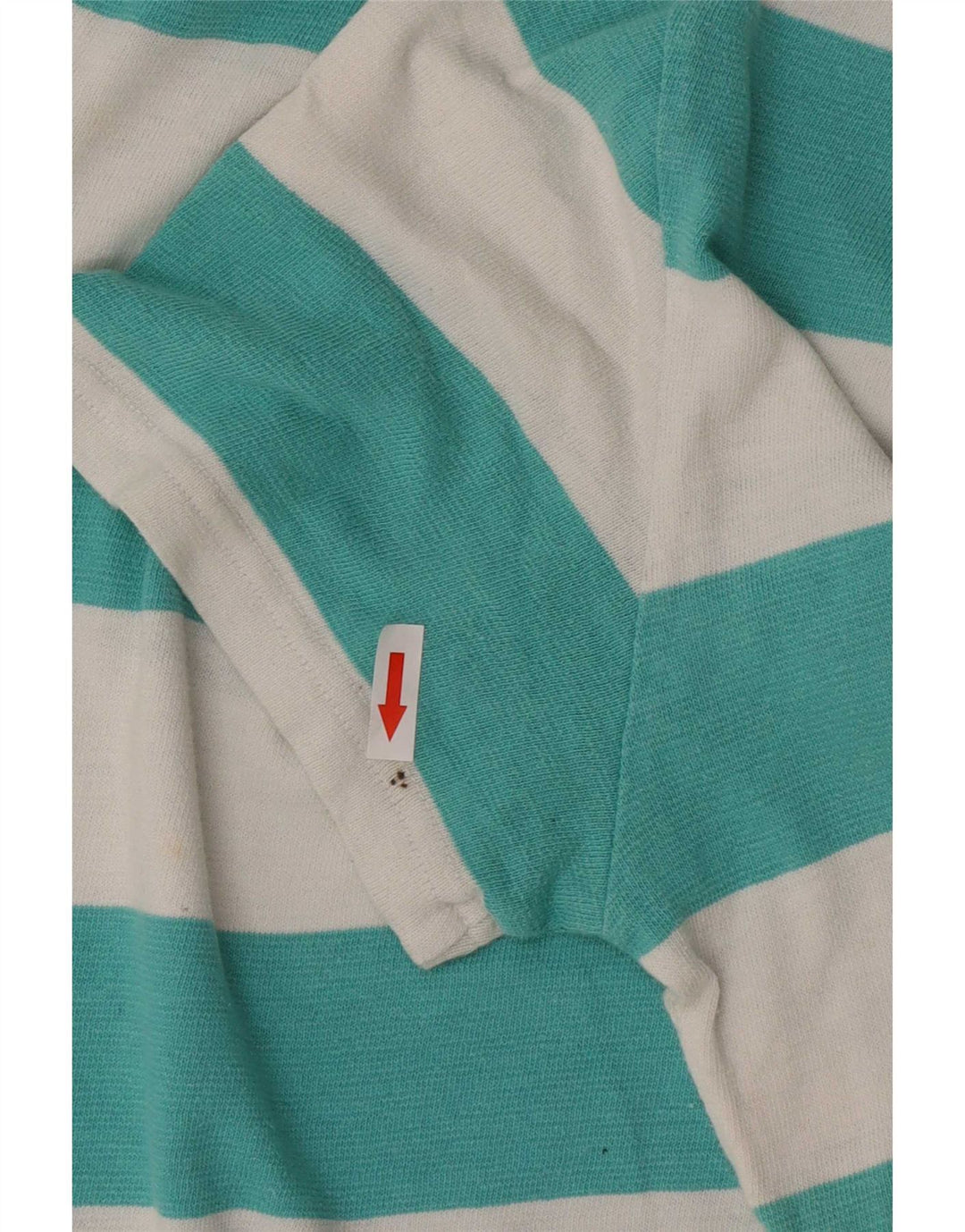 Jack Wills Ανδρικό T-Shirt Top Βαμβακερό μεσαίο πράσινο ριγέ