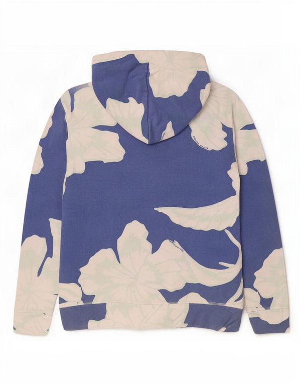 Tommy Hilfiger Ανδρικό γραφικό κουκούλα Jumper XL Μπλε φλοράλ βαμβακερό