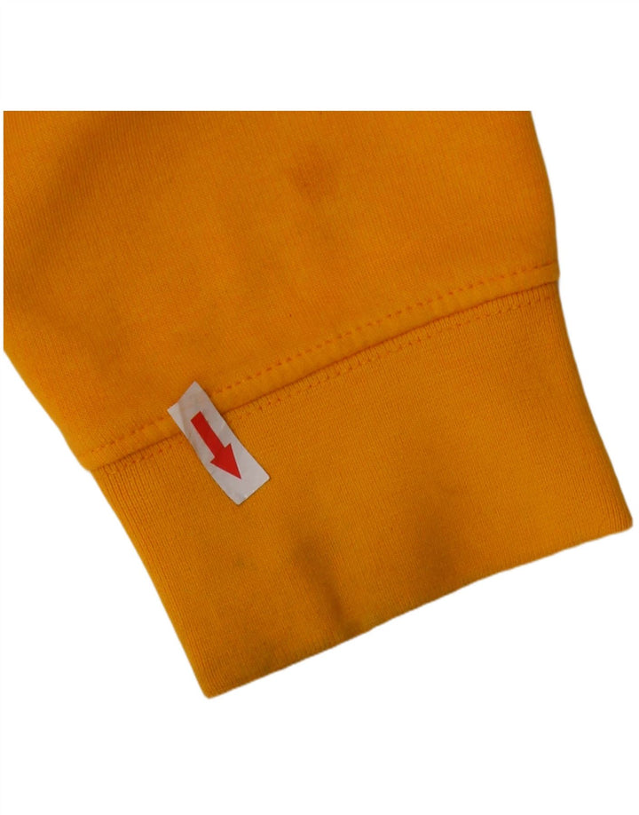 Ανδρικό Champion Graphic Hoodie Jumper από μεσαίο κίτρινο βαμβάκι