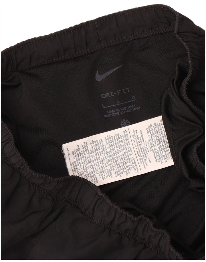 Ανδρικό αθλητικό σορτς Nike Dri Fit, μεγάλο μαύρο πολυεστέρα