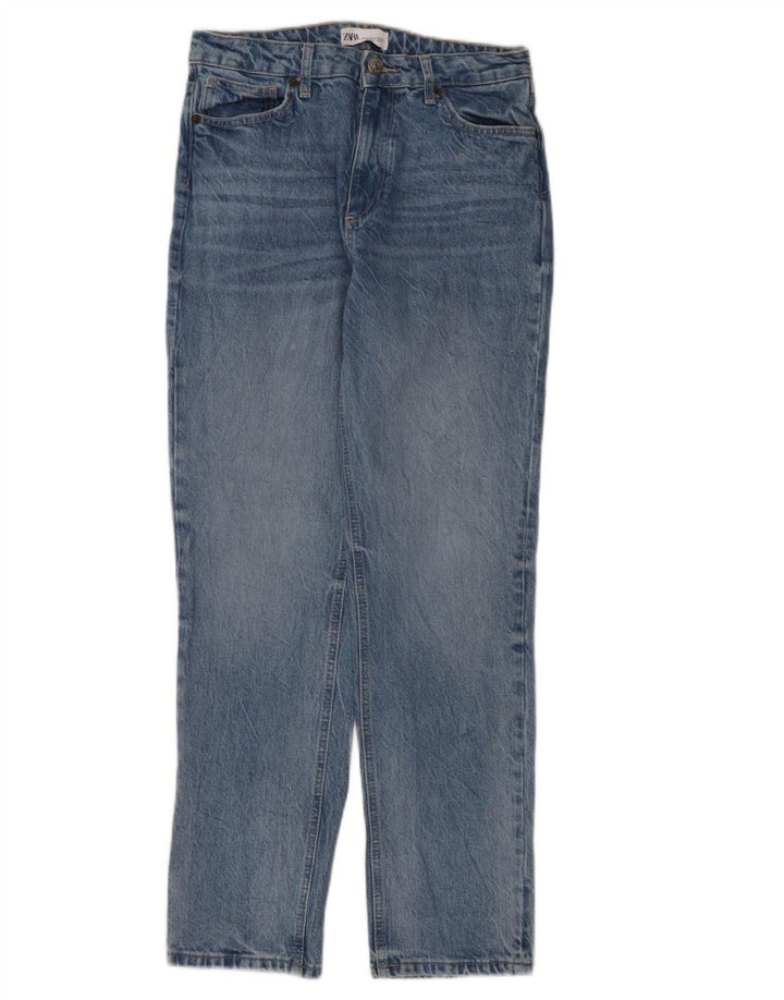 Zara Γυναικείο Straight Jeans EU 40 Medium W30 L31 Blue