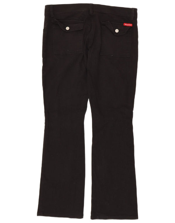 Dickies γυναικείο μποτάκι casual παντελόνι US 11 μεγάλο W34 L31 μαύρο βαμβακερό